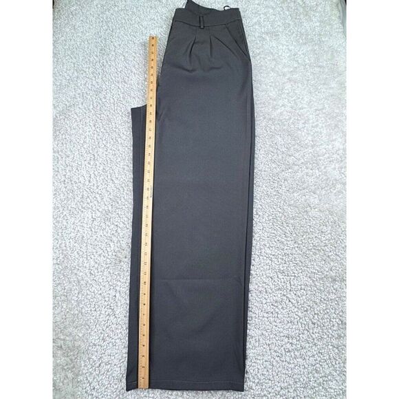 Princess Polly Archer Pants 30" Wide Leg Trouser Slate Gray - Picture 12 of 14